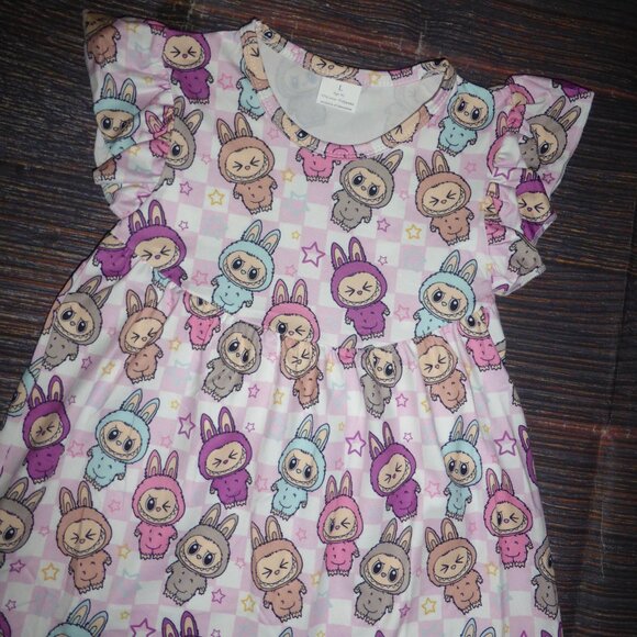 Boutique Labubu Girls Sleeveless Dress - Picture 2 of 3